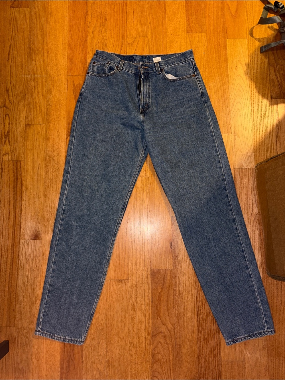 Levi's Dark Blue Relaxed Straight Jeans